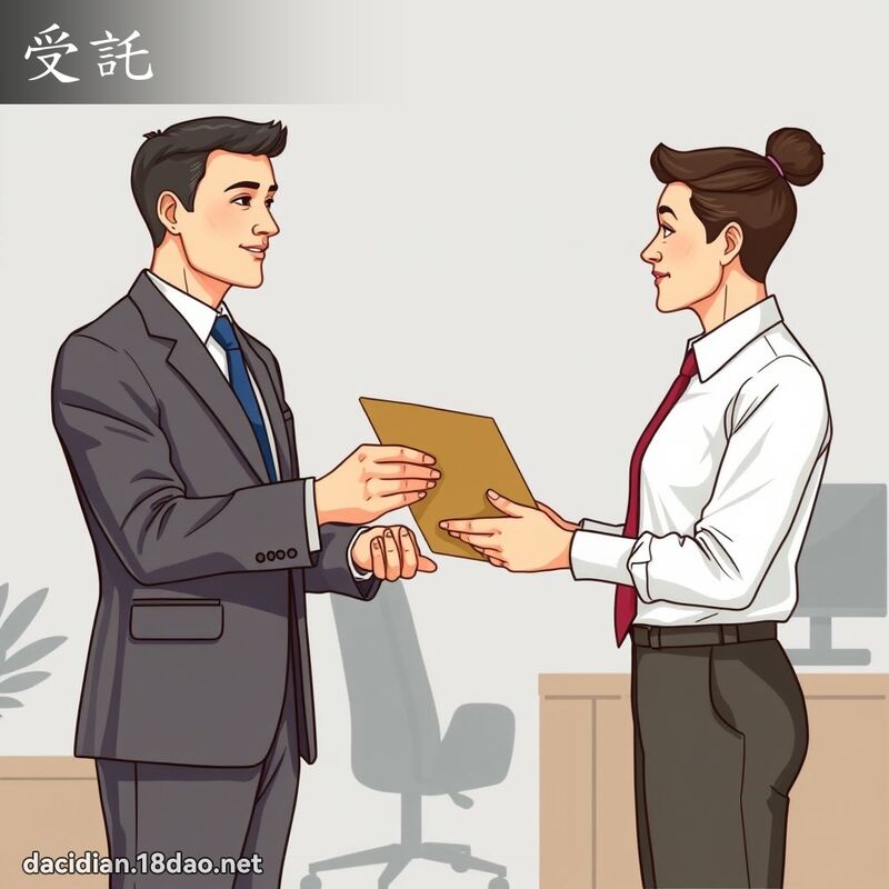受託 - 国语大辞典配图