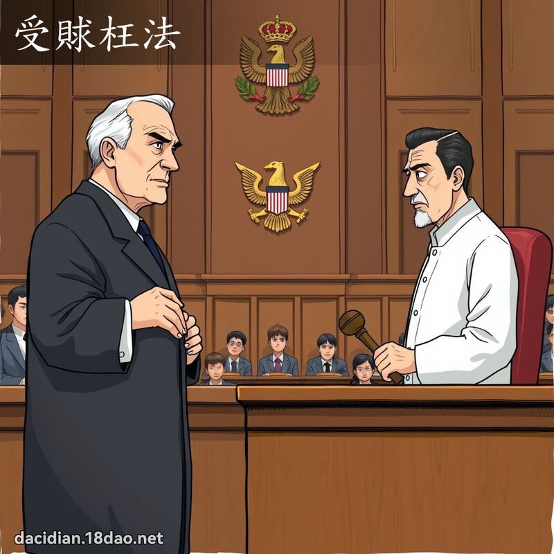 受賕枉法 - 国语大辞典配图