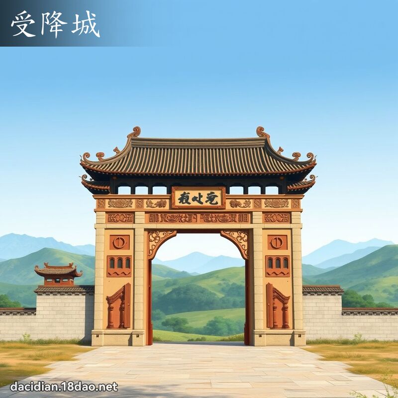受降城 - 國語大辭典配圖