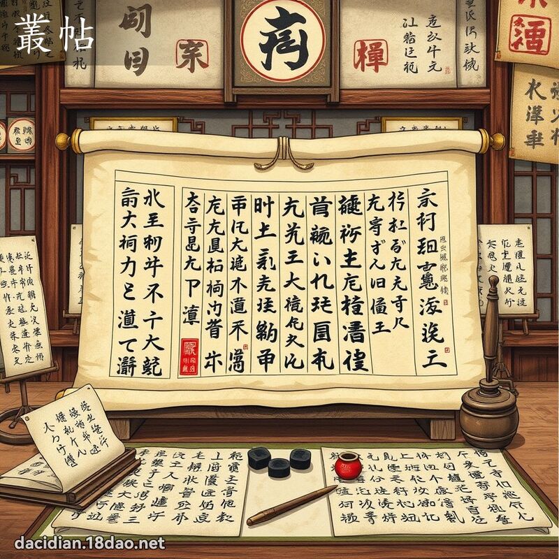 丛帖 - 国语大辞典配图