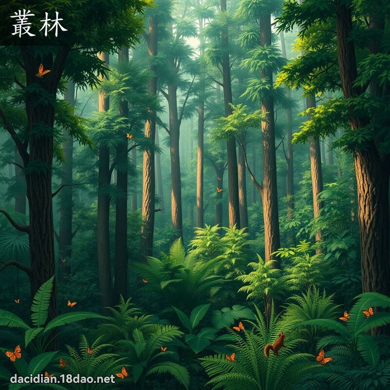叢林 - 國語大辭典配圖