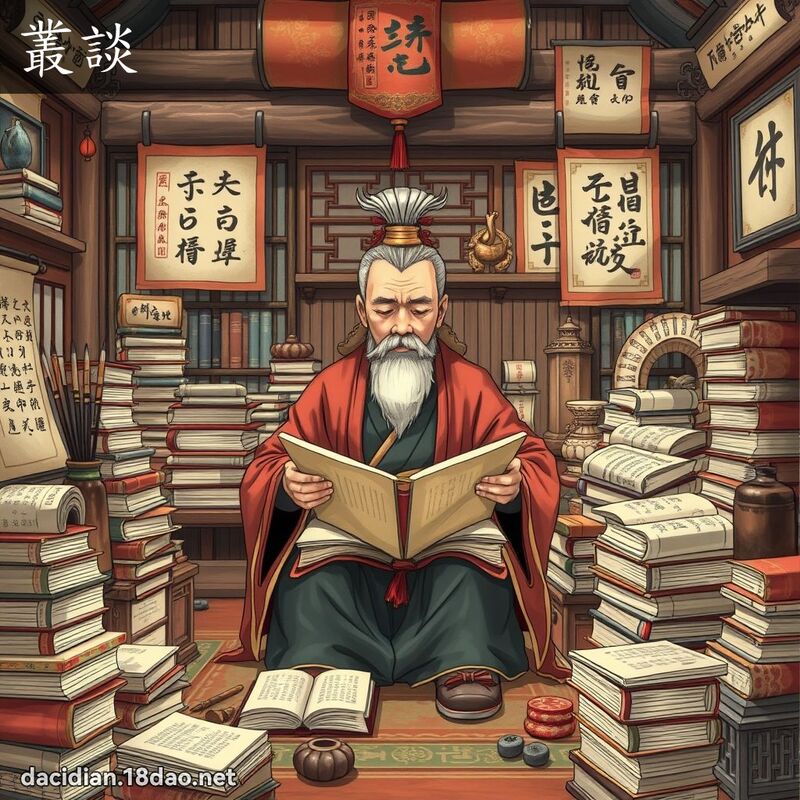 丛谈 - 国语大辞典配图