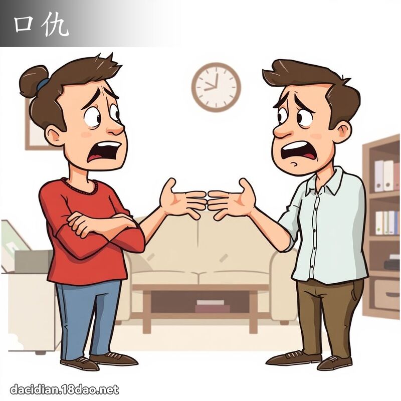 口仇 - 國語大辭典配圖