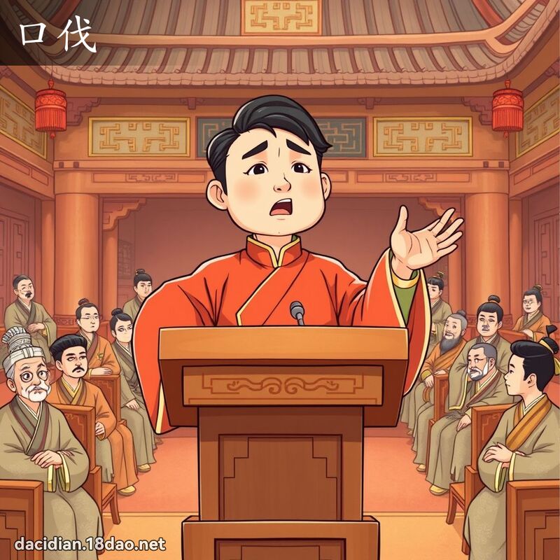 口伐 - 国语大辞典配图