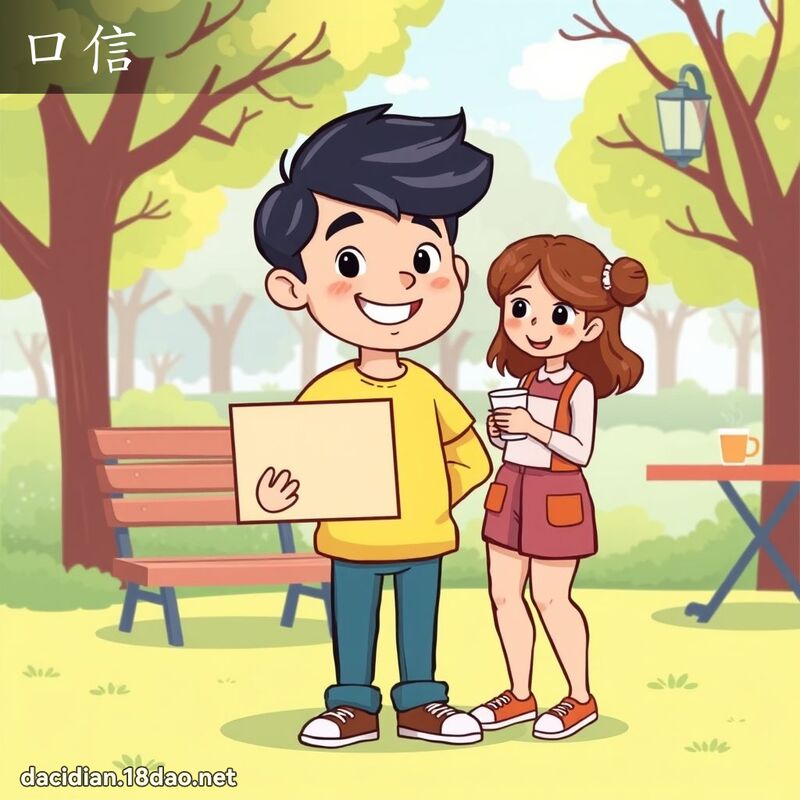 口信 - 國語大辭典配圖