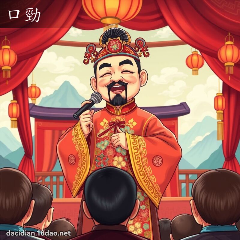 口劲 - 国语大辞典配图