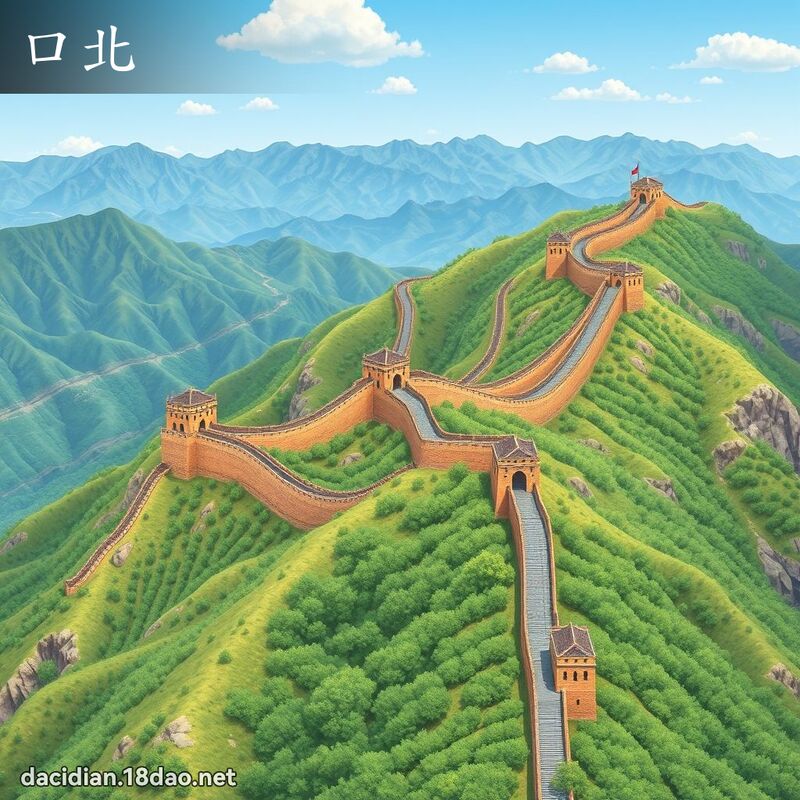 口北 - 国语大辞典配图