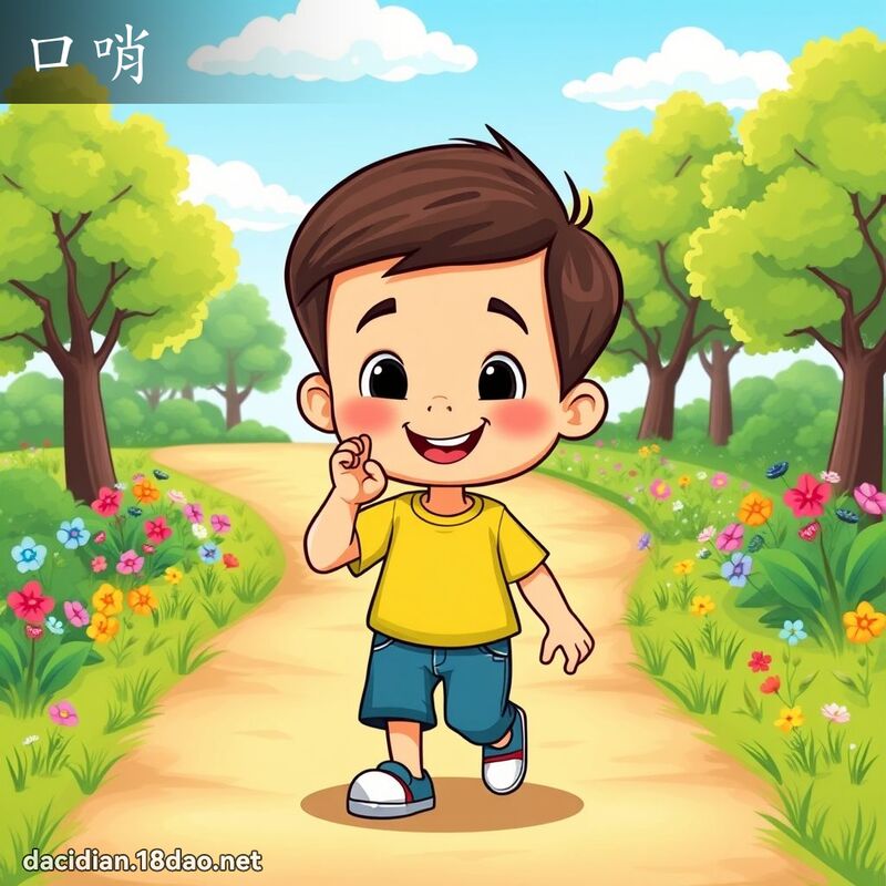 口哨 - 国语大辞典配图