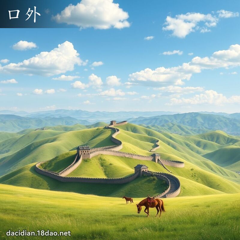 口外 - 国语大辞典配图