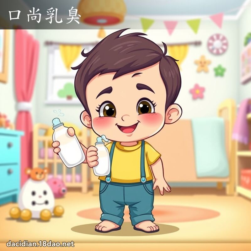 口尚乳臭 - 國語大辭典配圖