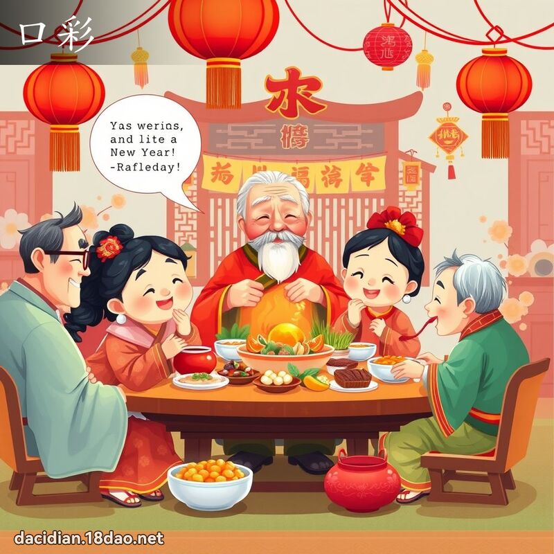 口彩 - 国语大辞典配图