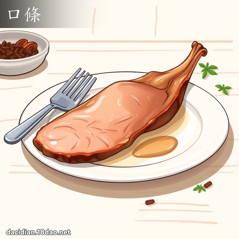 口條 - 國語大辭典配圖