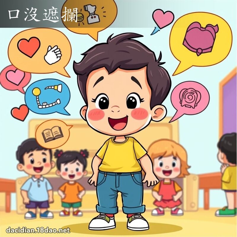 口没遮拦 - 国语大辞典配图