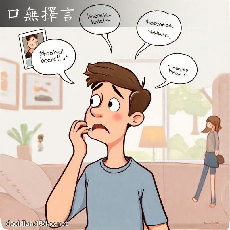 口無擇言 - 國語大辭典配圖