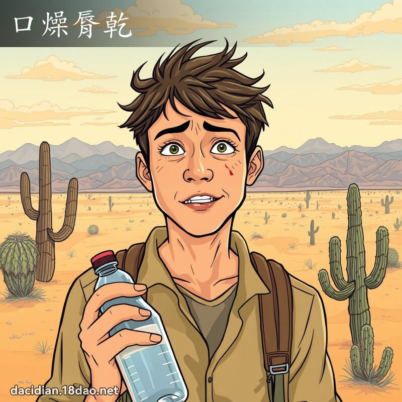 口燥脣乾 - 國語大辭典配圖