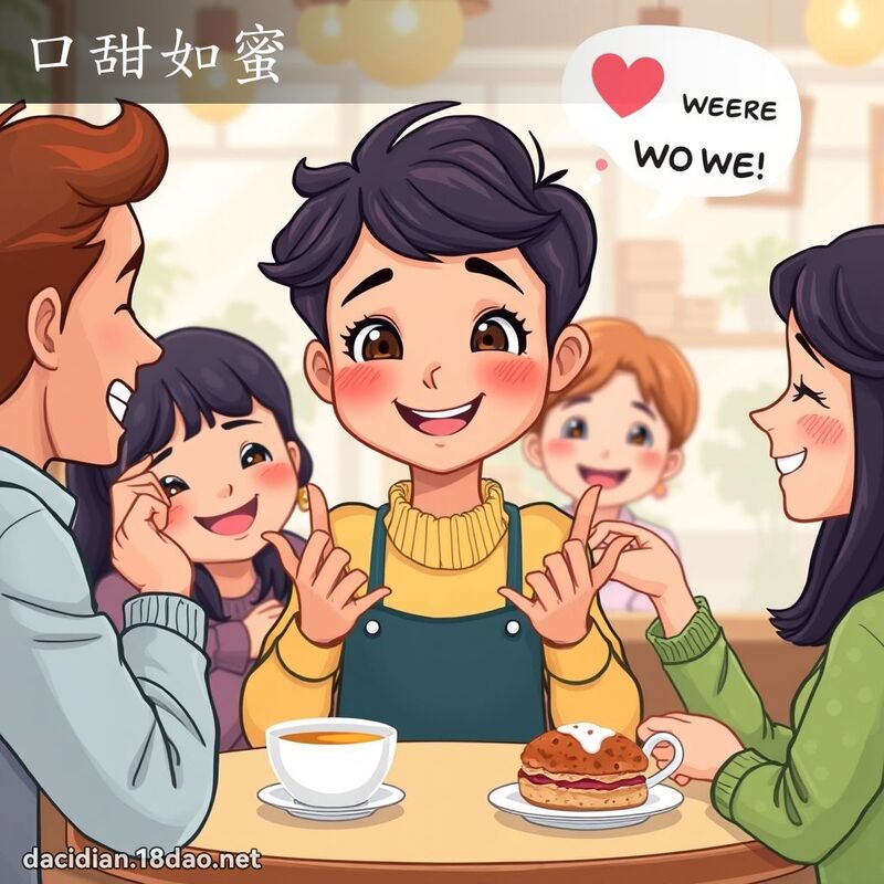 口甜如蜜 - 國語大辭典配圖