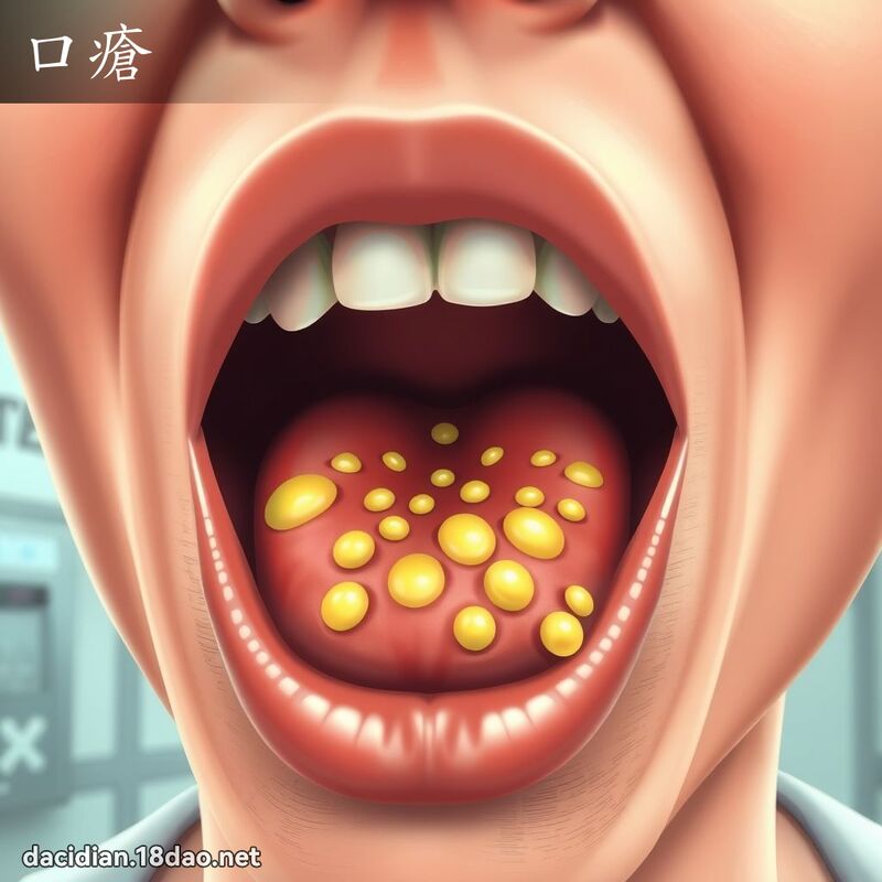 口疮 - 国语大辞典配图