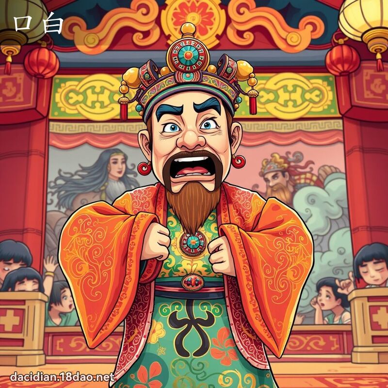 口白 - 国语大辞典配图