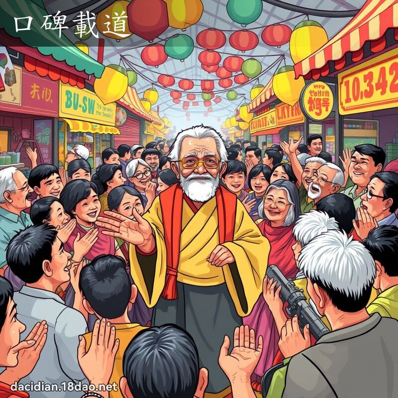 口碑載道 - 國語大辭典配圖