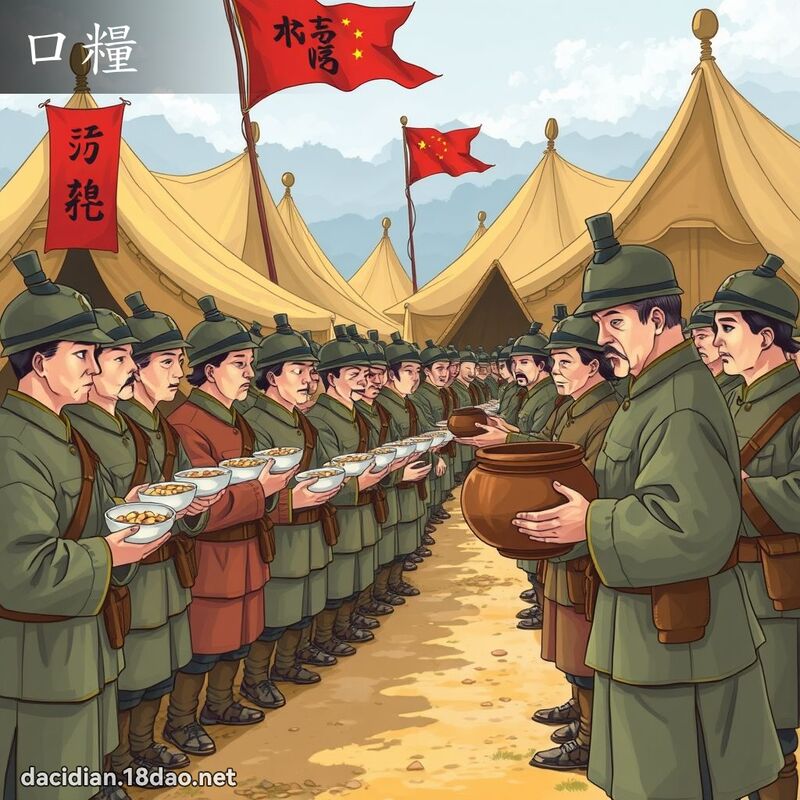 口糧 - 國語大辭典配圖