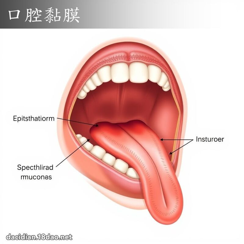 口腔黏膜 - 国语大辞典配图