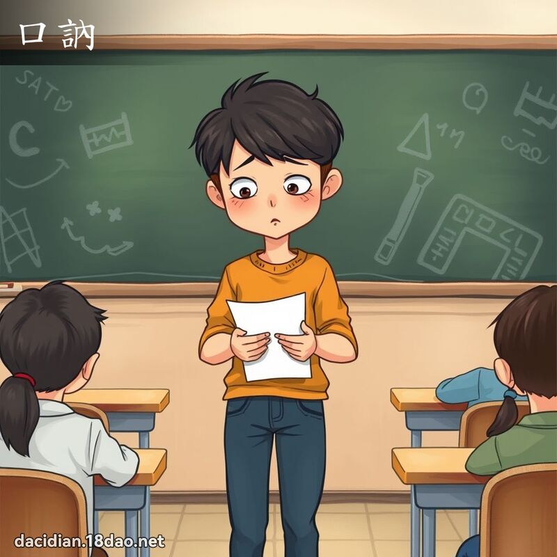 口訥 - 国语大辞典配图