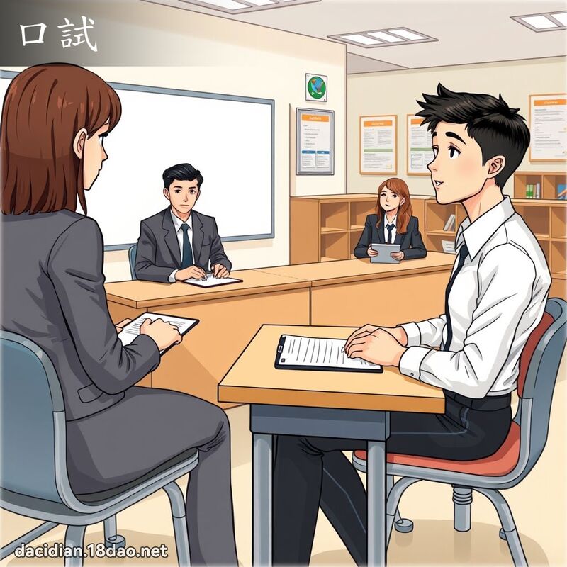 口试 - 国语大辞典配图