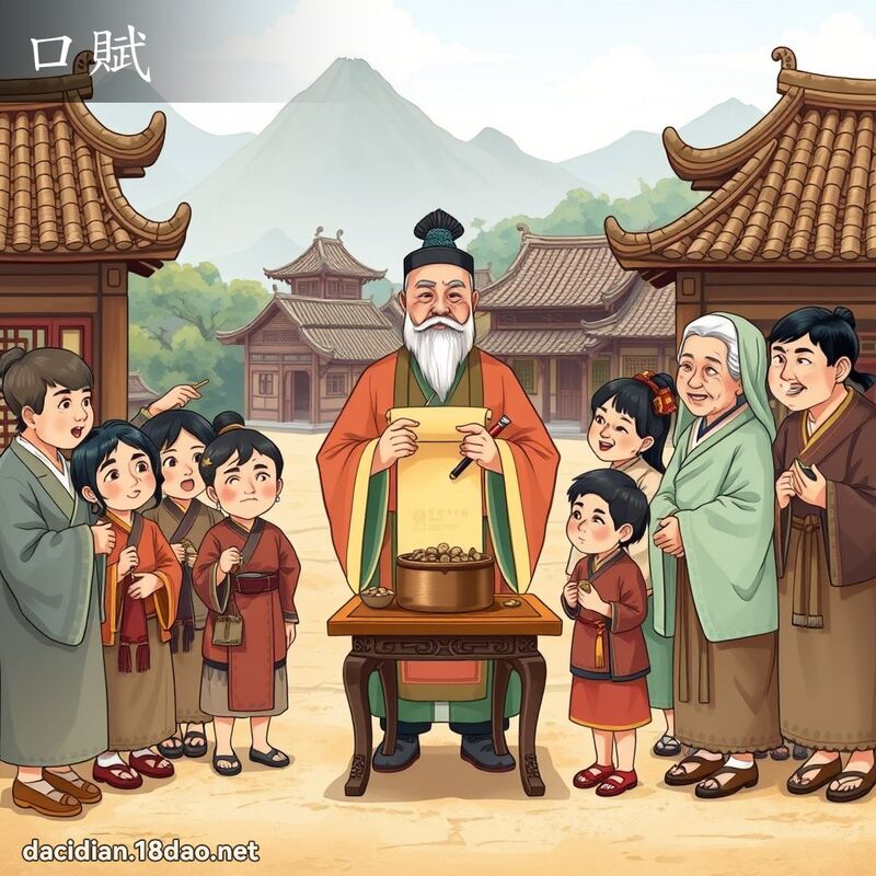 口赋 - 国语大辞典配图