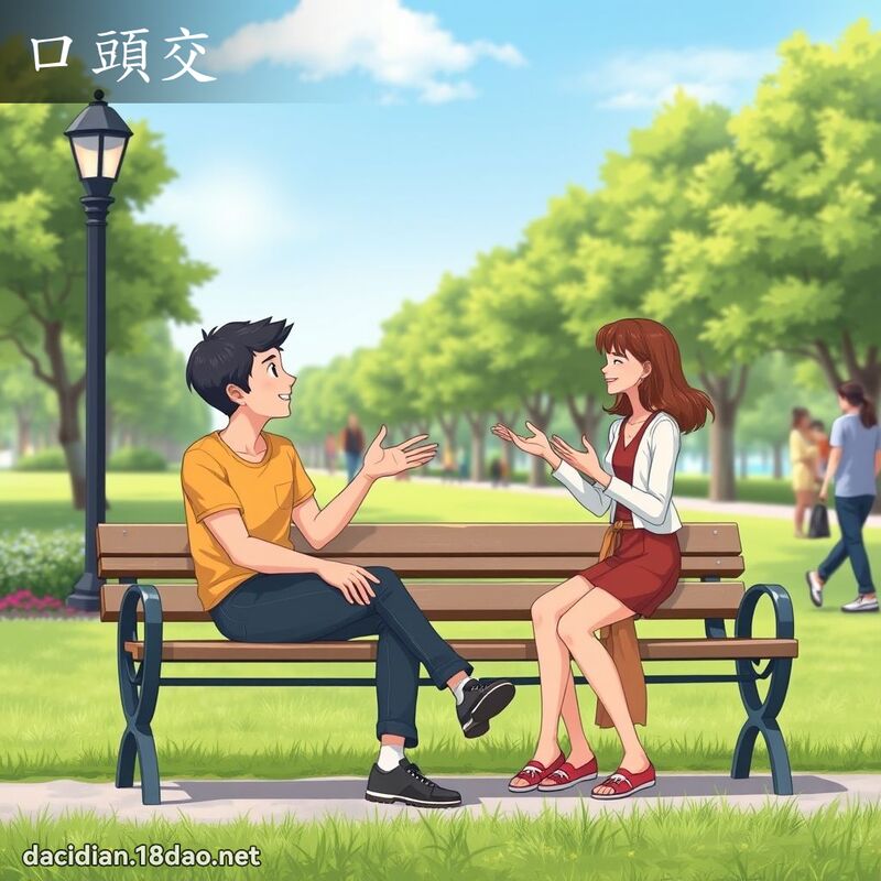 口頭交 - 國語大辭典配圖