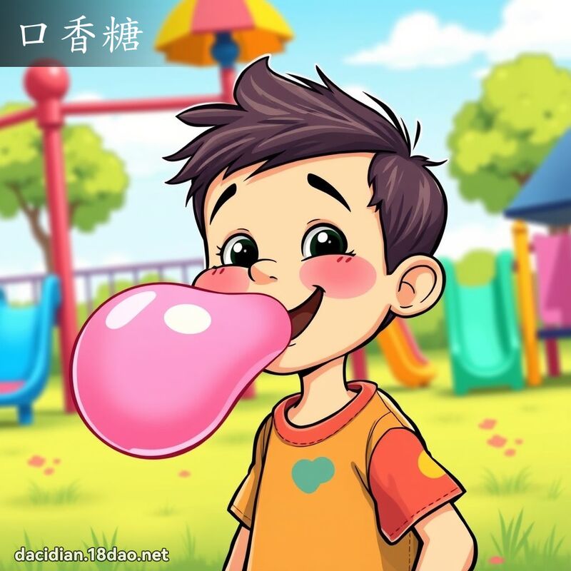 口香糖 - 国语大辞典配图