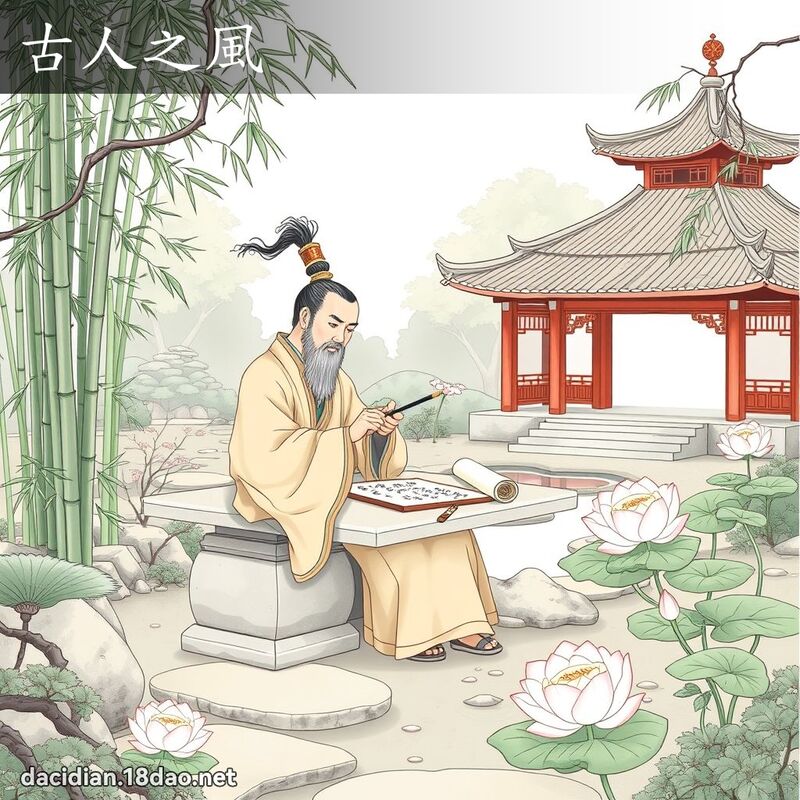 古人之風 - 國語大辭典配圖