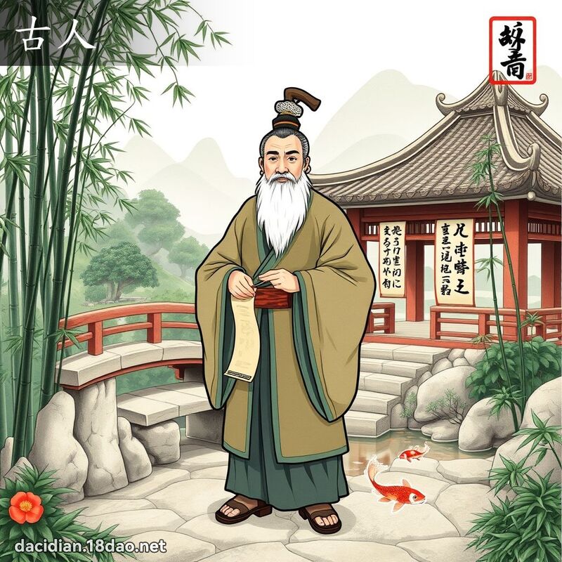 古人 - 國語大辭典配圖