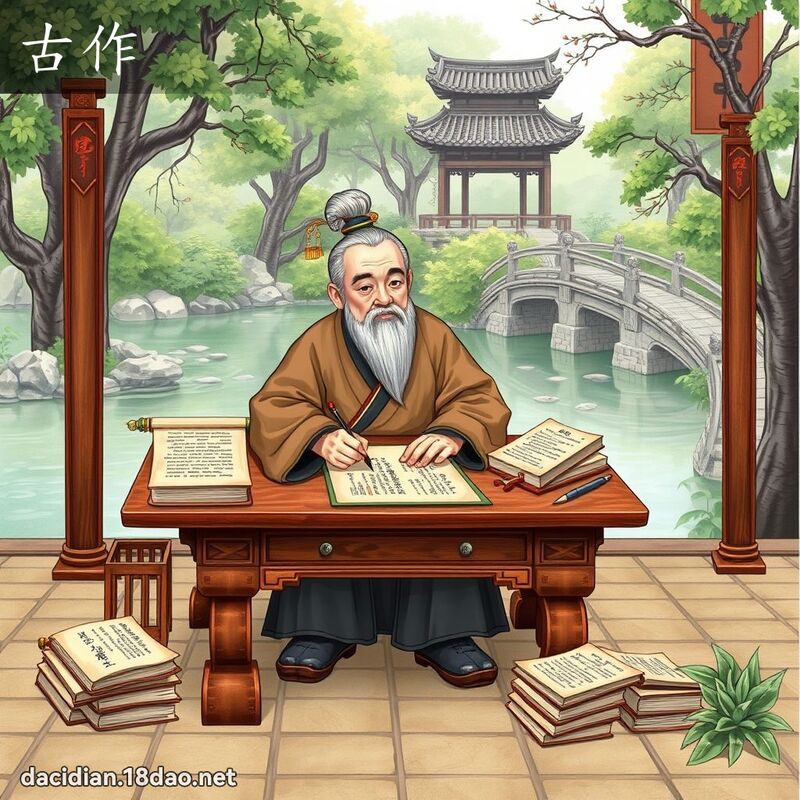 古作 - 國語大辭典配圖
