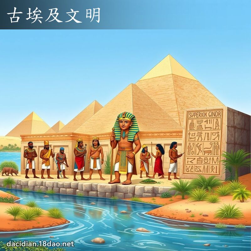 古埃及文明 - 國語大辭典配圖