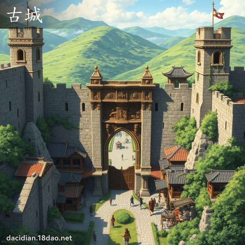 古城 - 国语大辞典配图
