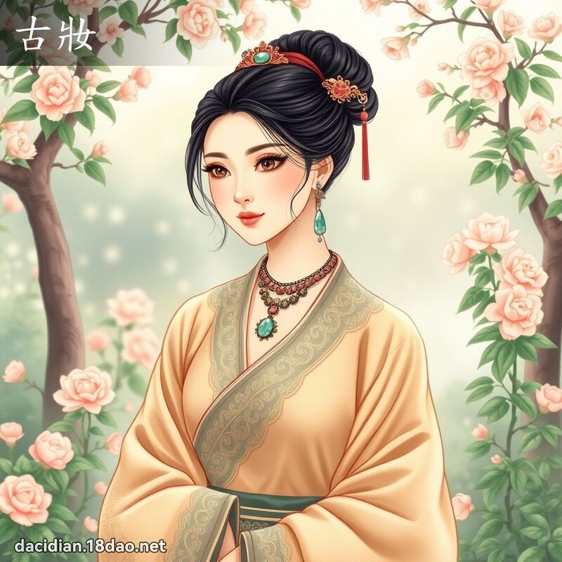 古妝 - 國語大辭典配圖
