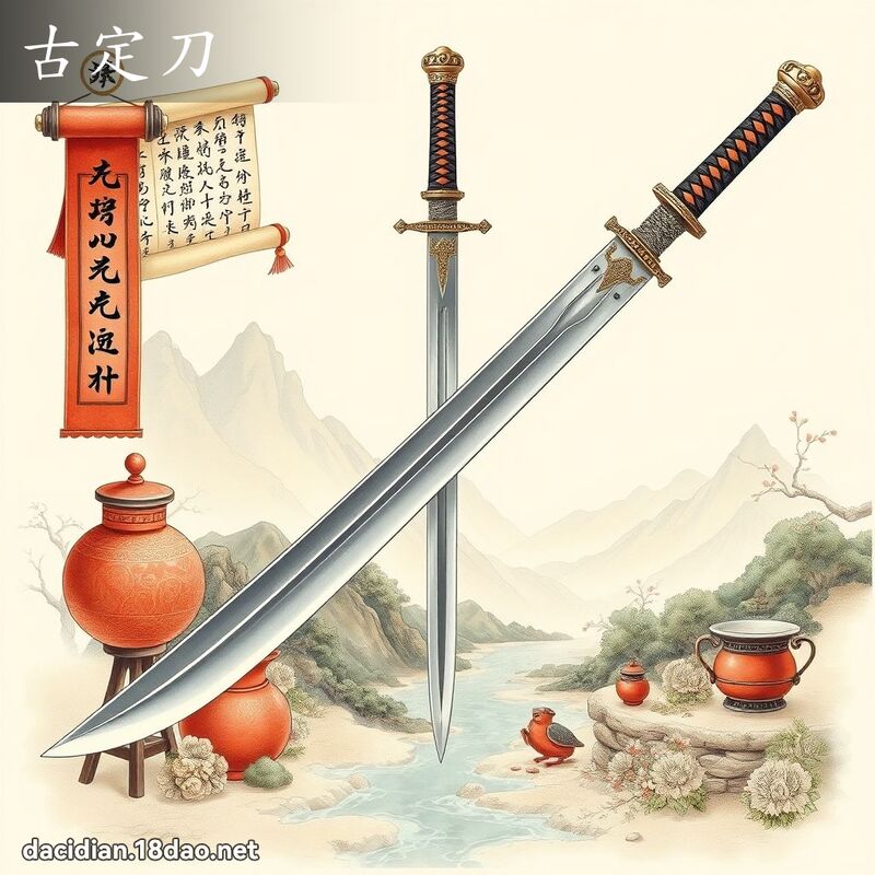 古定刀 - 國語大辭典配圖