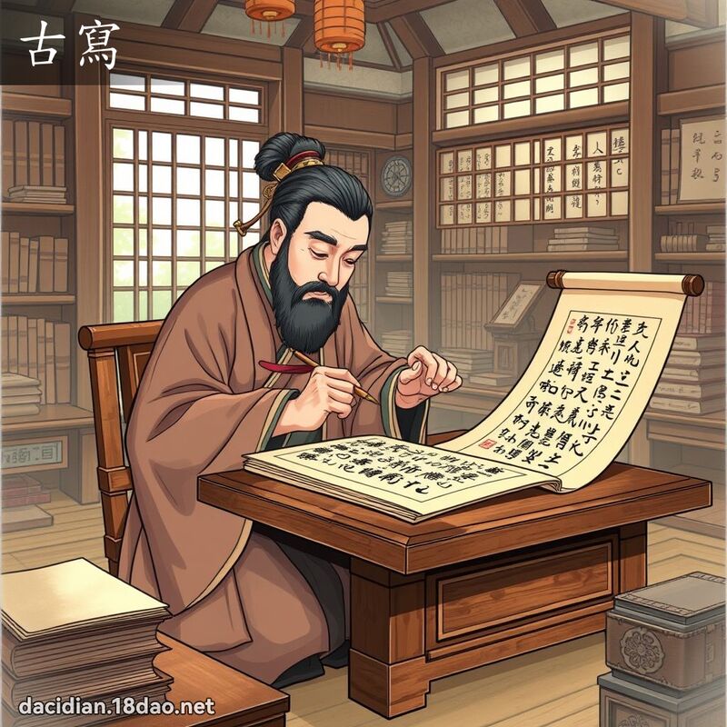 古写 - 国语大辞典配图