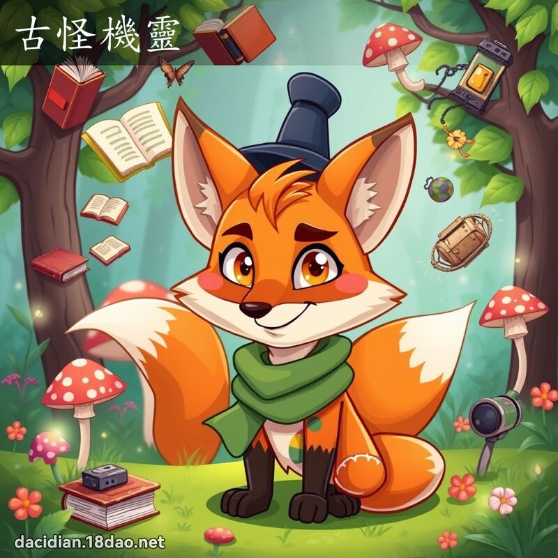 古怪机灵 - 国语大辞典配图