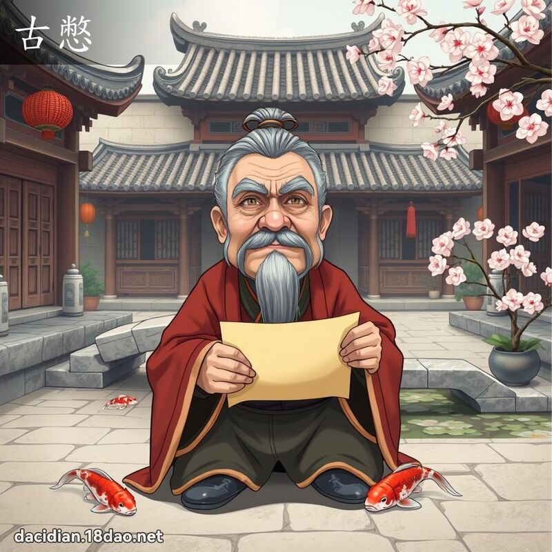 古憋 - 國語大辭典配圖