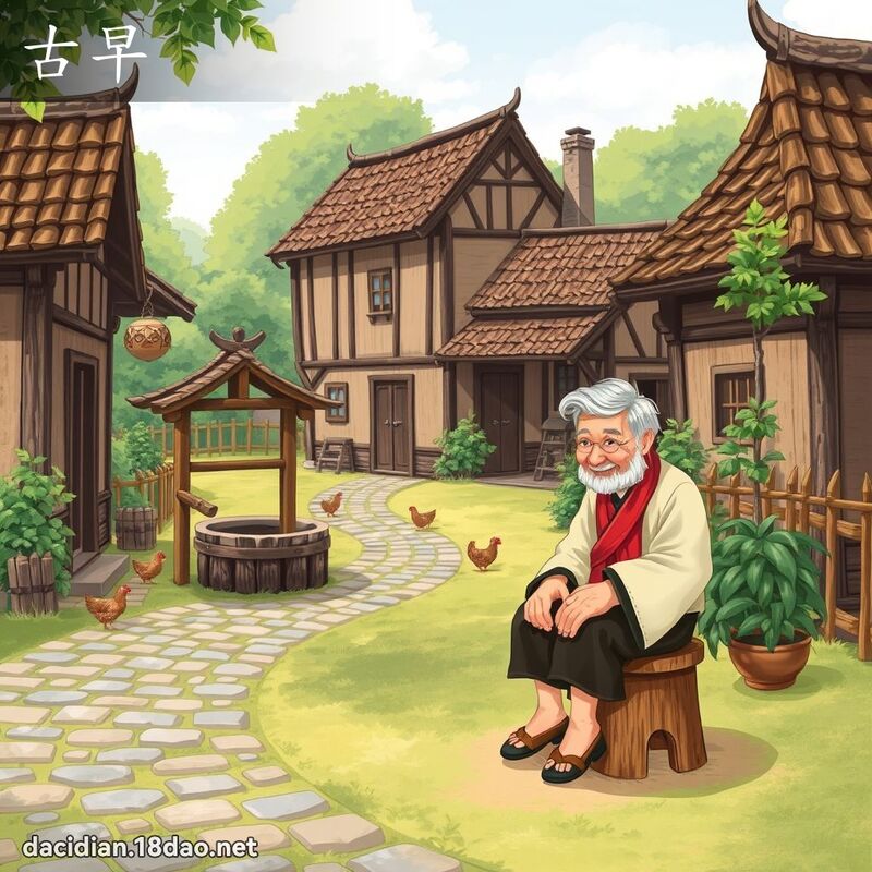 古早 - 國語大辭典配圖