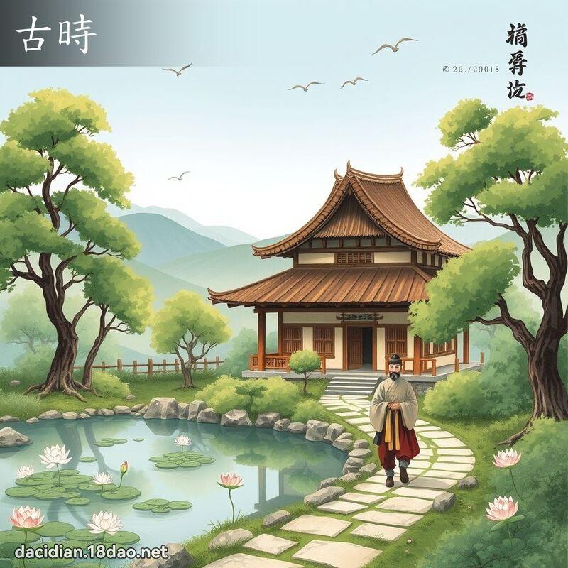 古时 - 国语大辞典配图