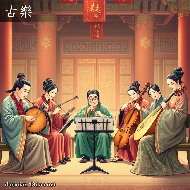 古樂 - 國語大辭典配圖