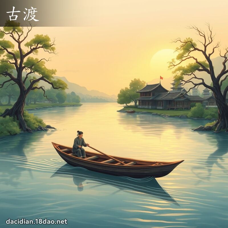 古渡 - 国语大辞典配图