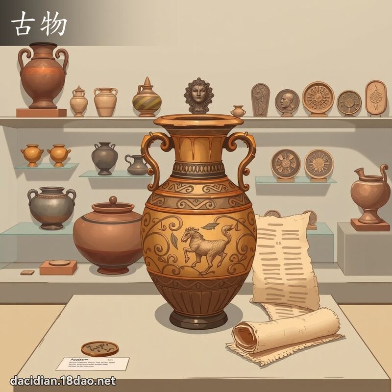 古物 - 國語大辭典配圖