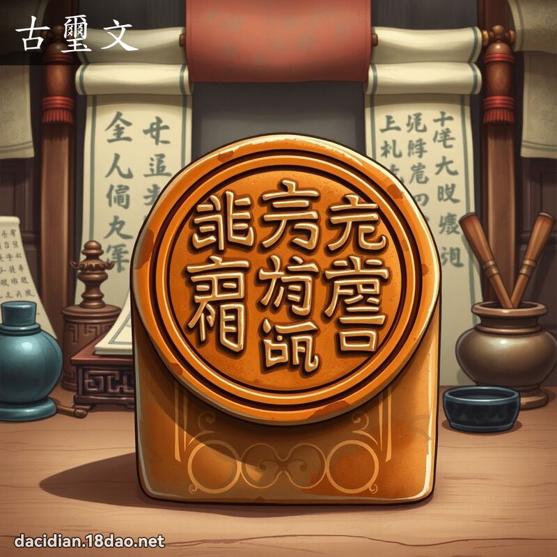 古璽文 - 國語大辭典配圖