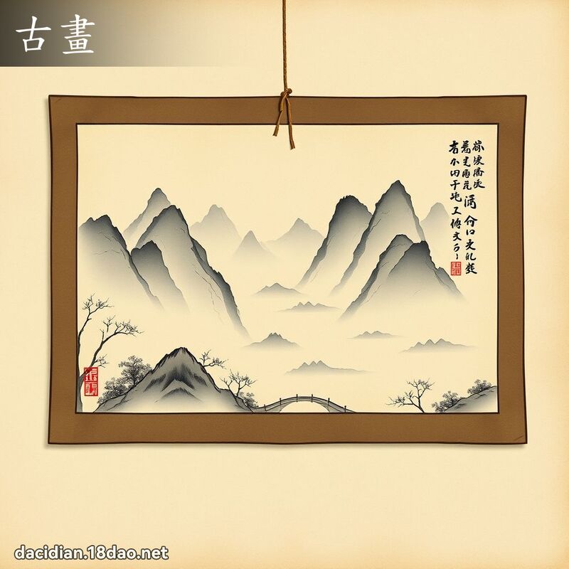 古画 - 国语大辞典配图