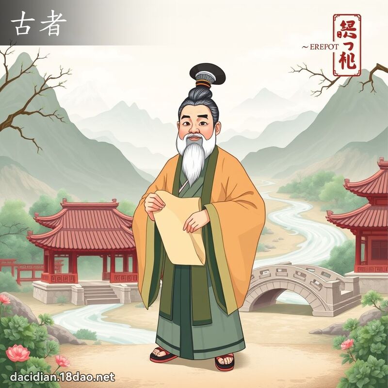 古者 - 國語大辭典配圖
