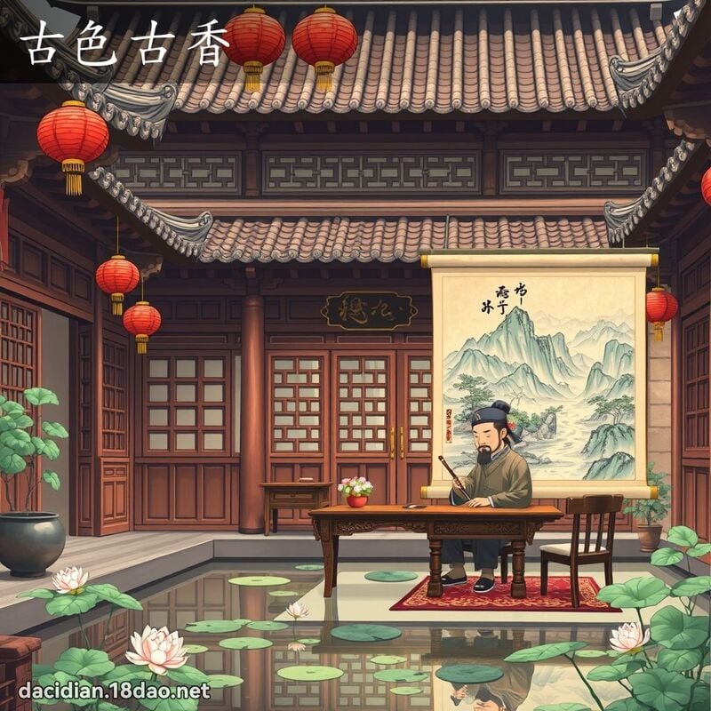 古色古香 - 国语大辞典配图