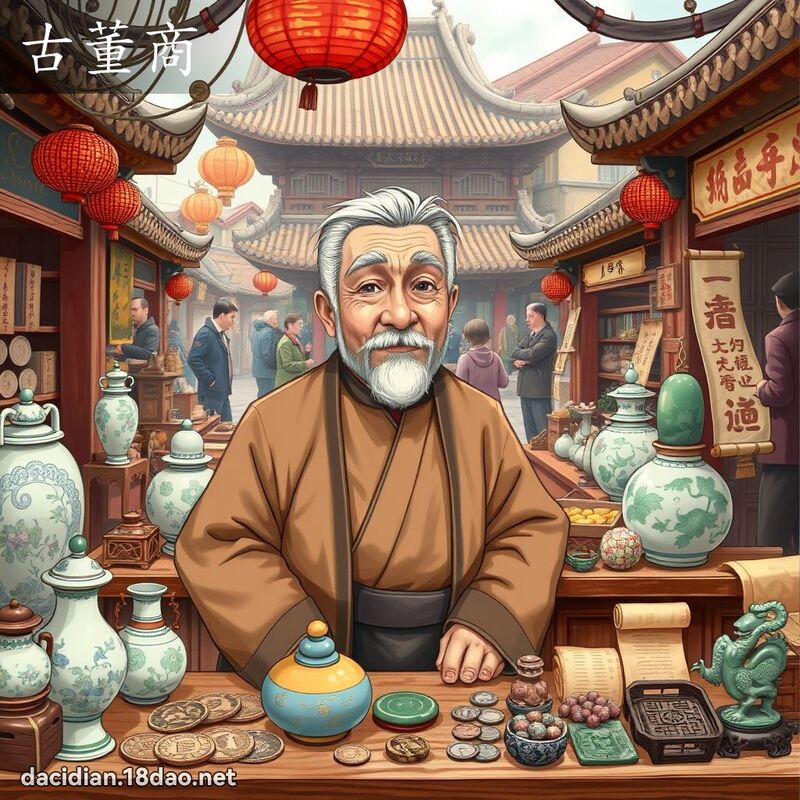 古董商 - 国语大辞典配图